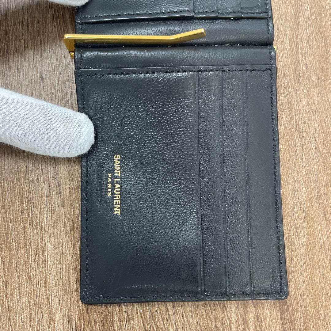 YSL クロコダイルレザー マネークリップ
