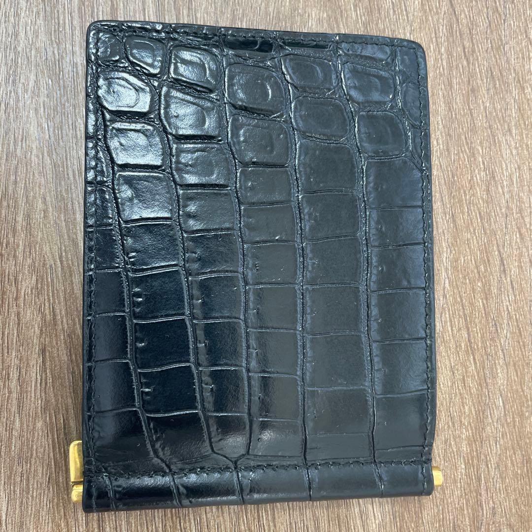 YSL クロコダイルレザー マネークリップ