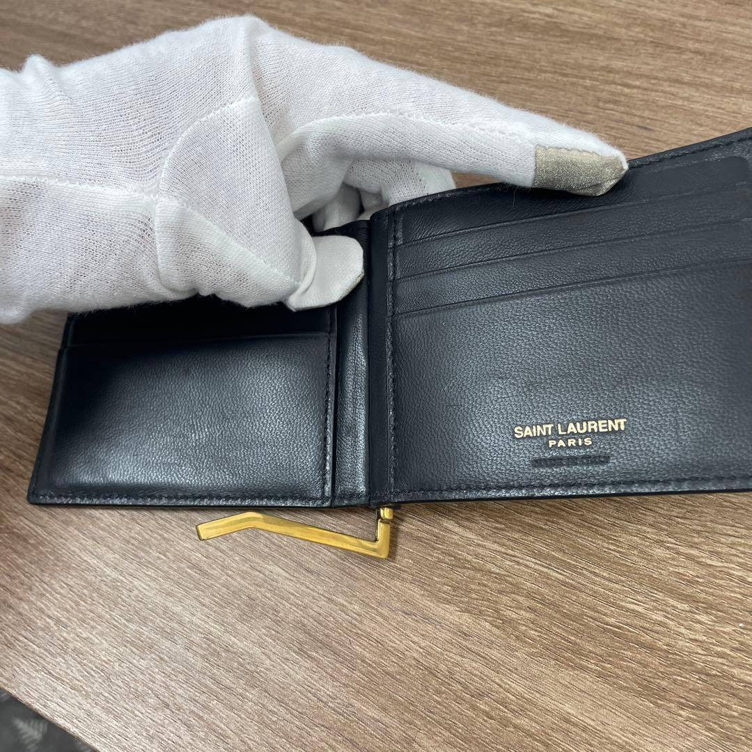 YSL クロコダイルレザー マネークリップ