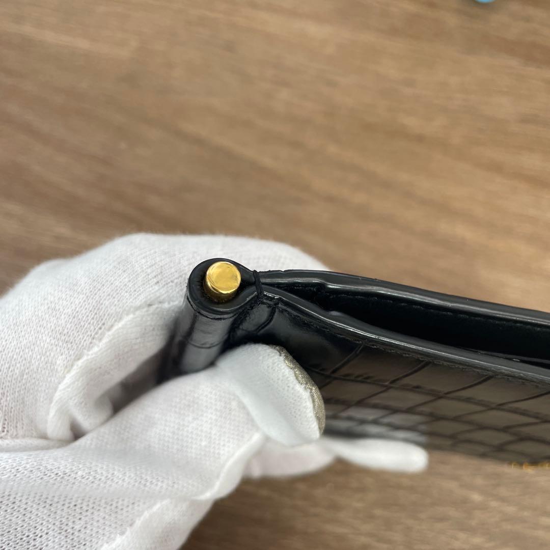 YSL クロコダイルレザー マネークリップ