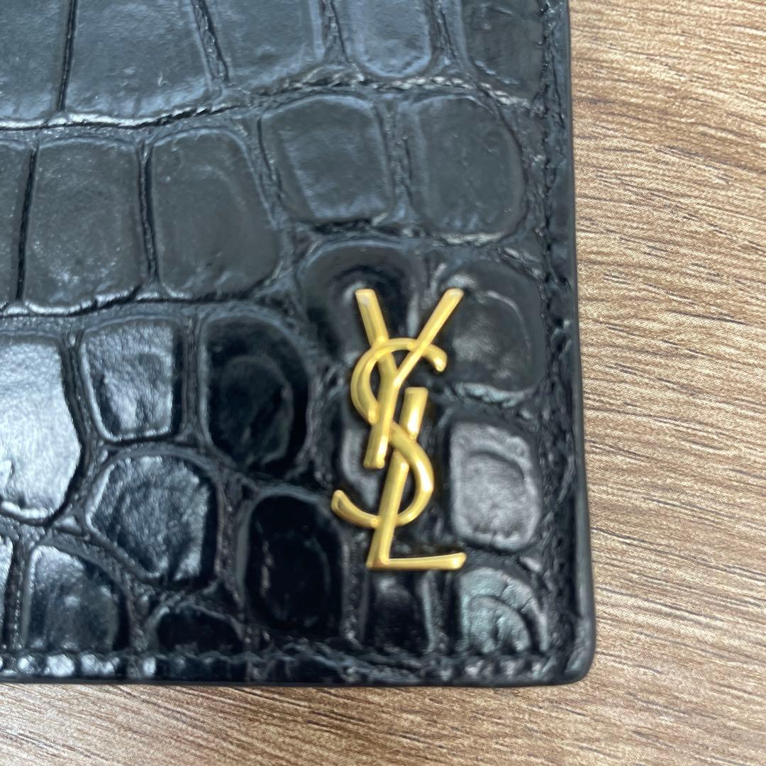 YSL クロコダイルレザー マネークリップ