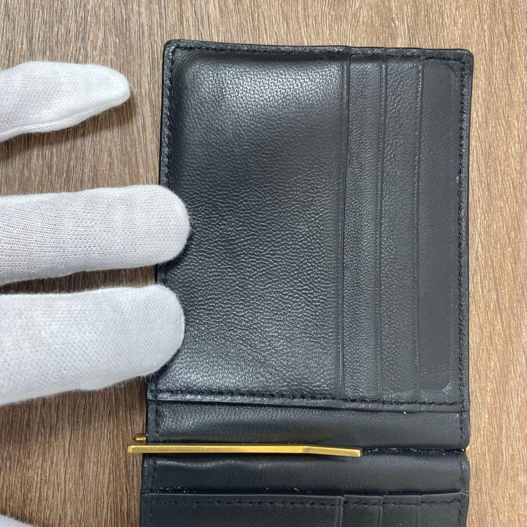 YSL クロコダイルレザー マネークリップ