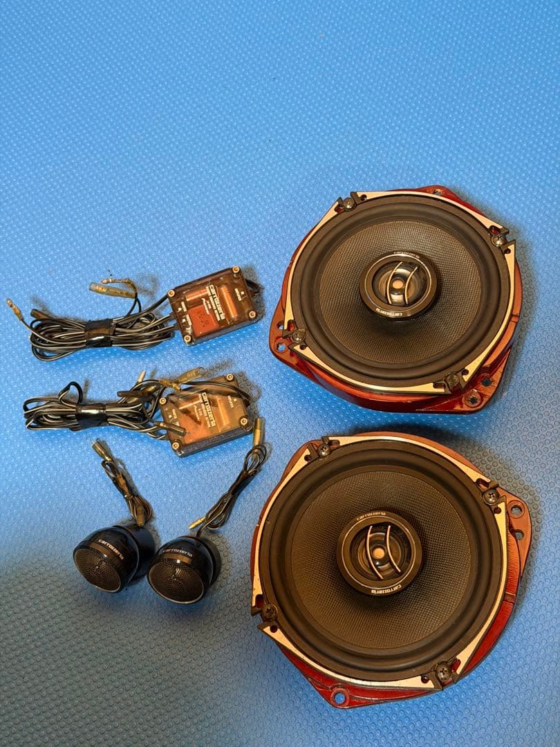 カロッツェリア スピーカー TS-J1710A クロスオーバー、バッフル付き