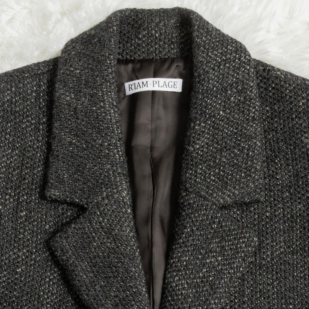 美品 Plage プラージュ R'IAM ツイードMINI ジャケット 36
