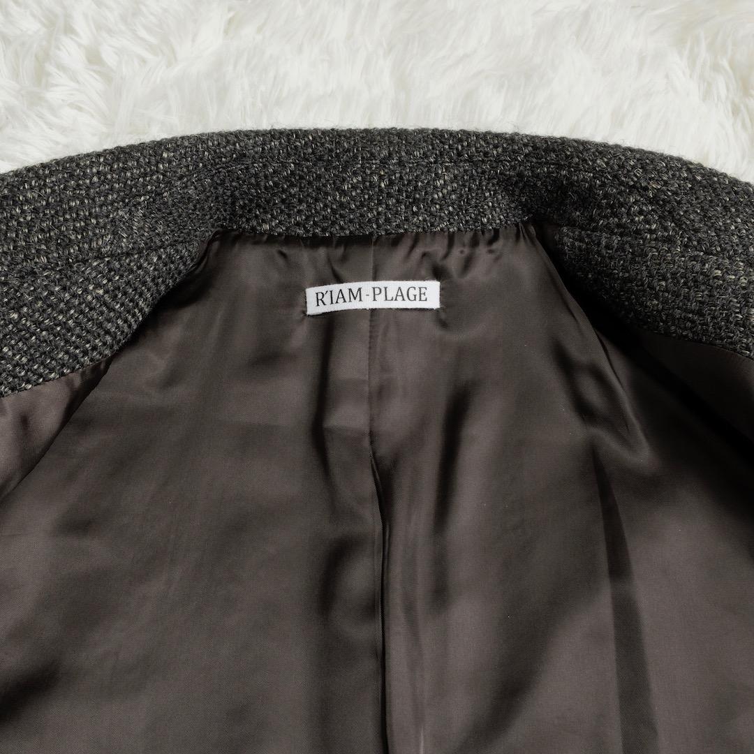 美品 Plage プラージュ R'IAM ツイードMINI ジャケット 36