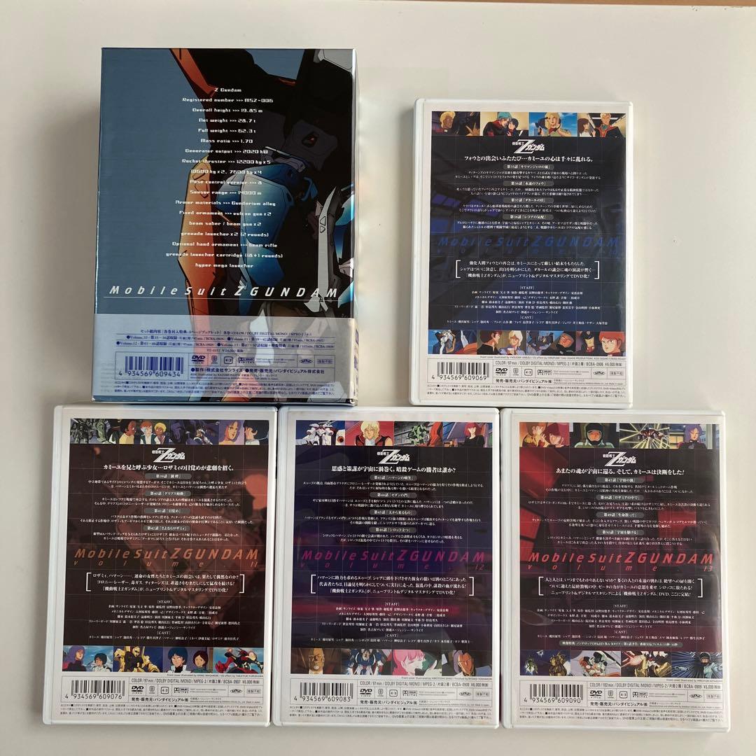 DVD 初回限定　メモリアルボックス版 機動戦士Zガンダム Part-Ⅰ.Ⅱ.Ⅲ