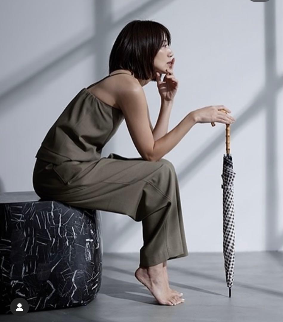 【新品未開封】東原亜希FORME 晴雨兼用日傘ブラウンチェック