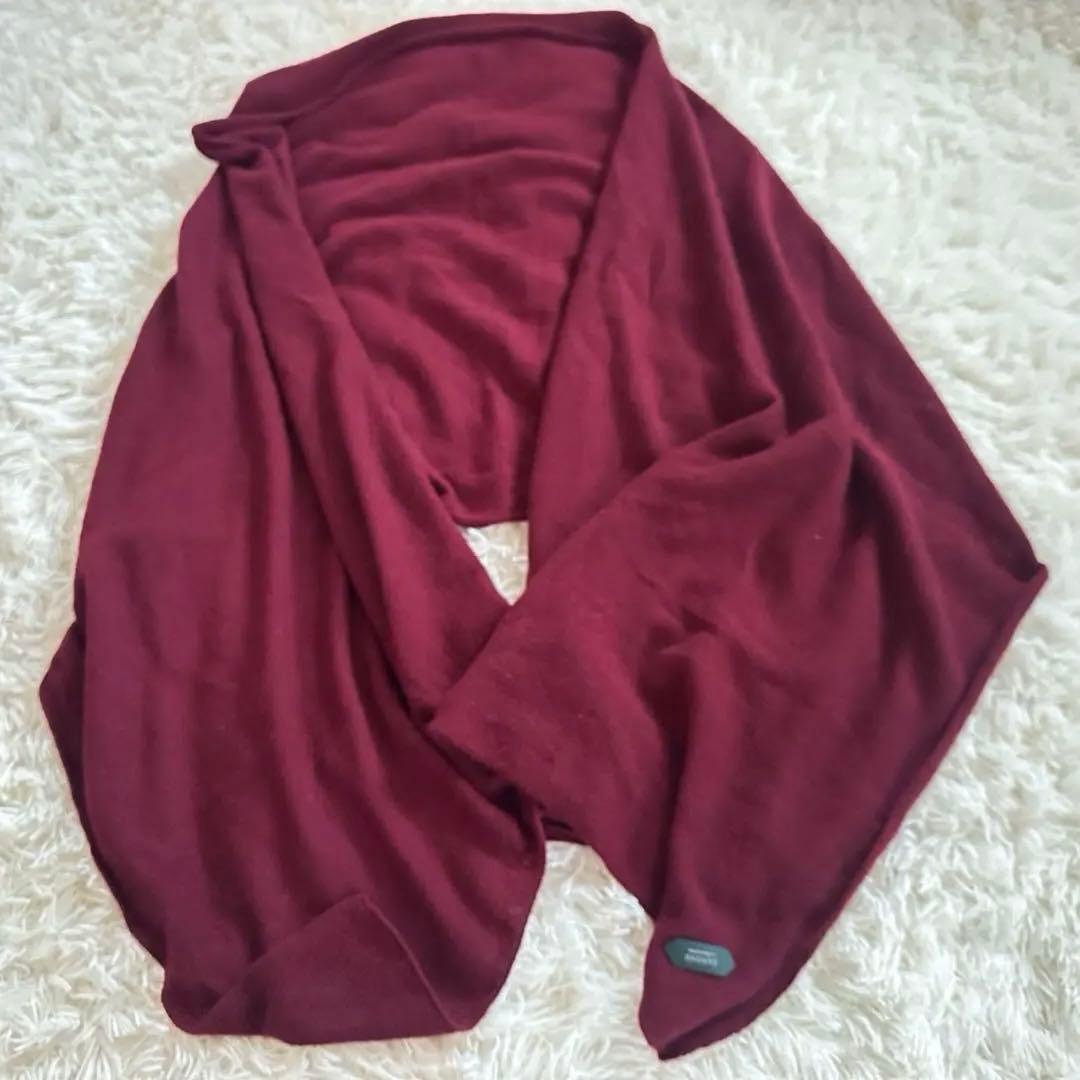 美品 ザノーネ 大判カシミヤ100%マフラー ストール