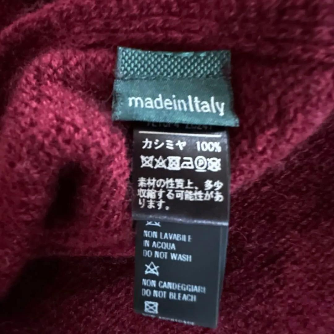 美品 ザノーネ 大判カシミヤ100%マフラー ストール