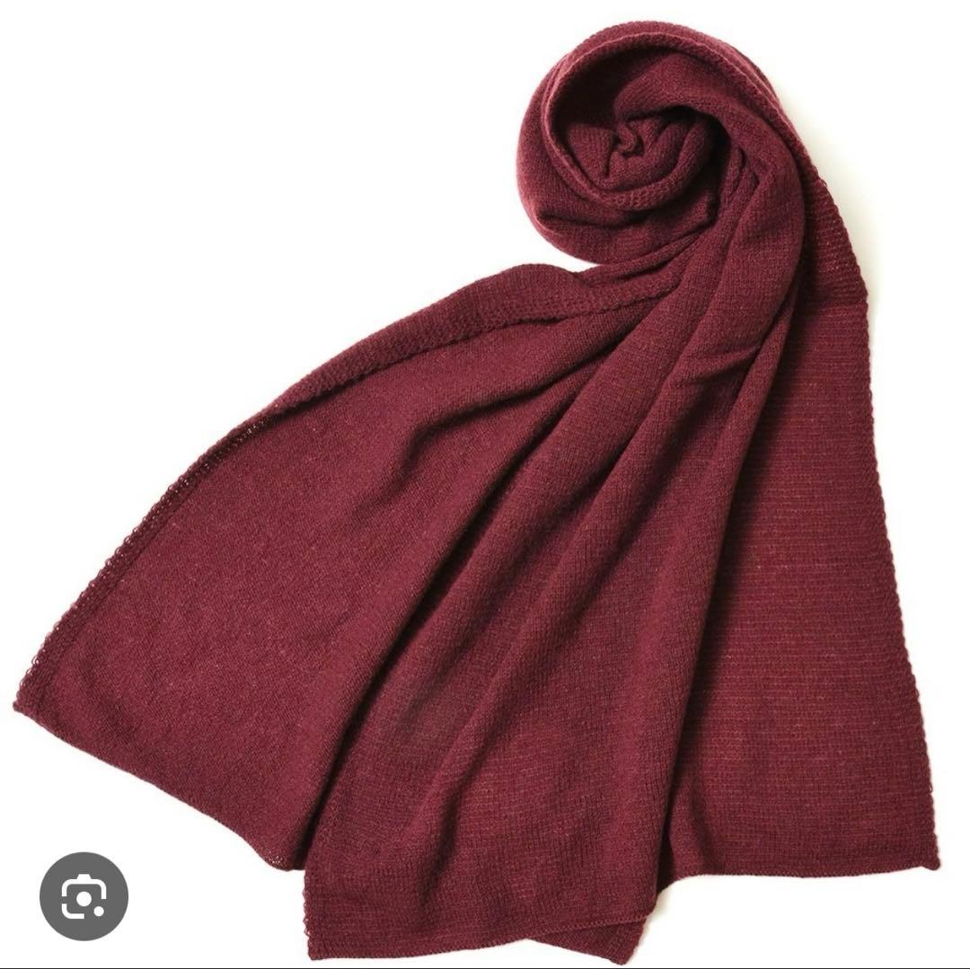 美品 ザノーネ 大判カシミヤ100%マフラー ストール