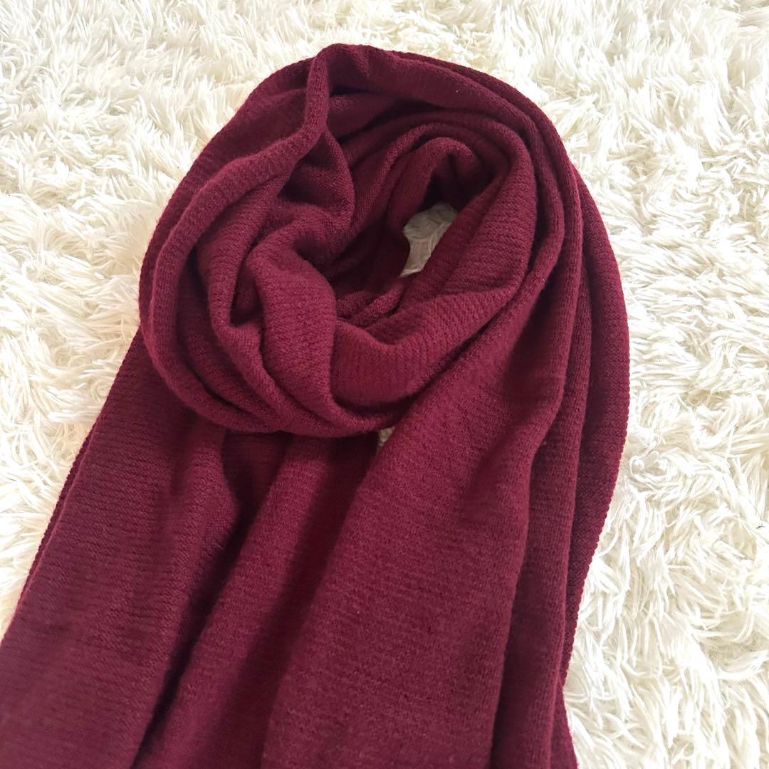 美品 ザノーネ 大判カシミヤ100%マフラー ストール