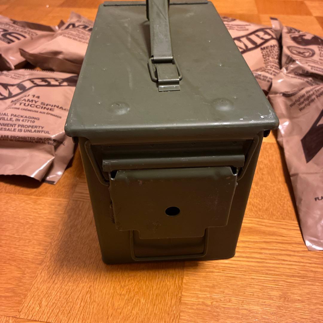 米軍非常食 弾薬箱 MREレーション　ミリメシ　コレクション用