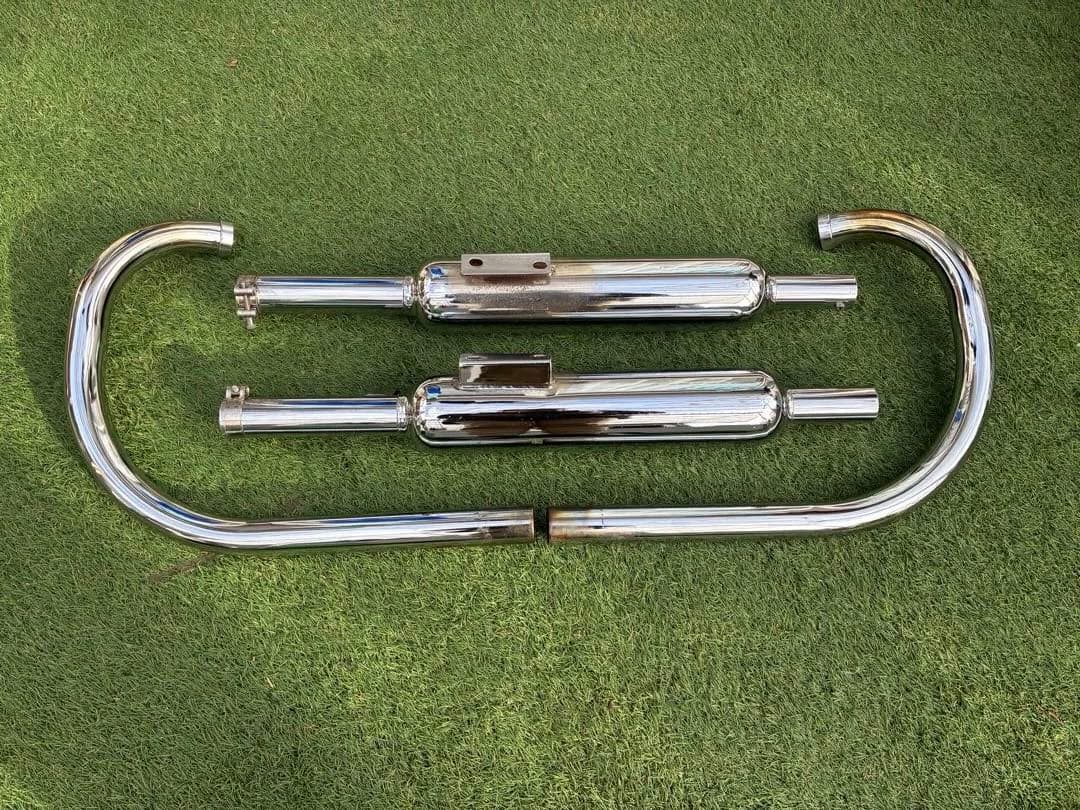 アルw650 ポッシュフルエキw1マフラー　w400