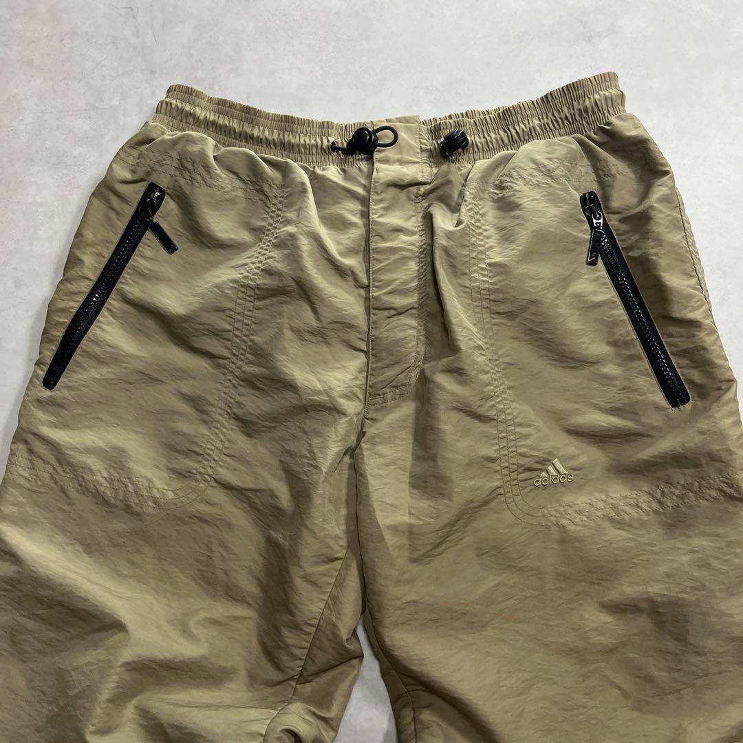 00s old adidas ナイロン テック カーゴパンツ アクションプリーツ
