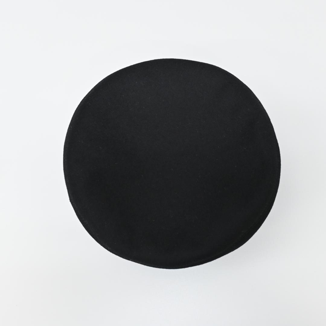 ■ □ 47150★年 HERMES エルメス ベレー帽 ブラック カシミヤ