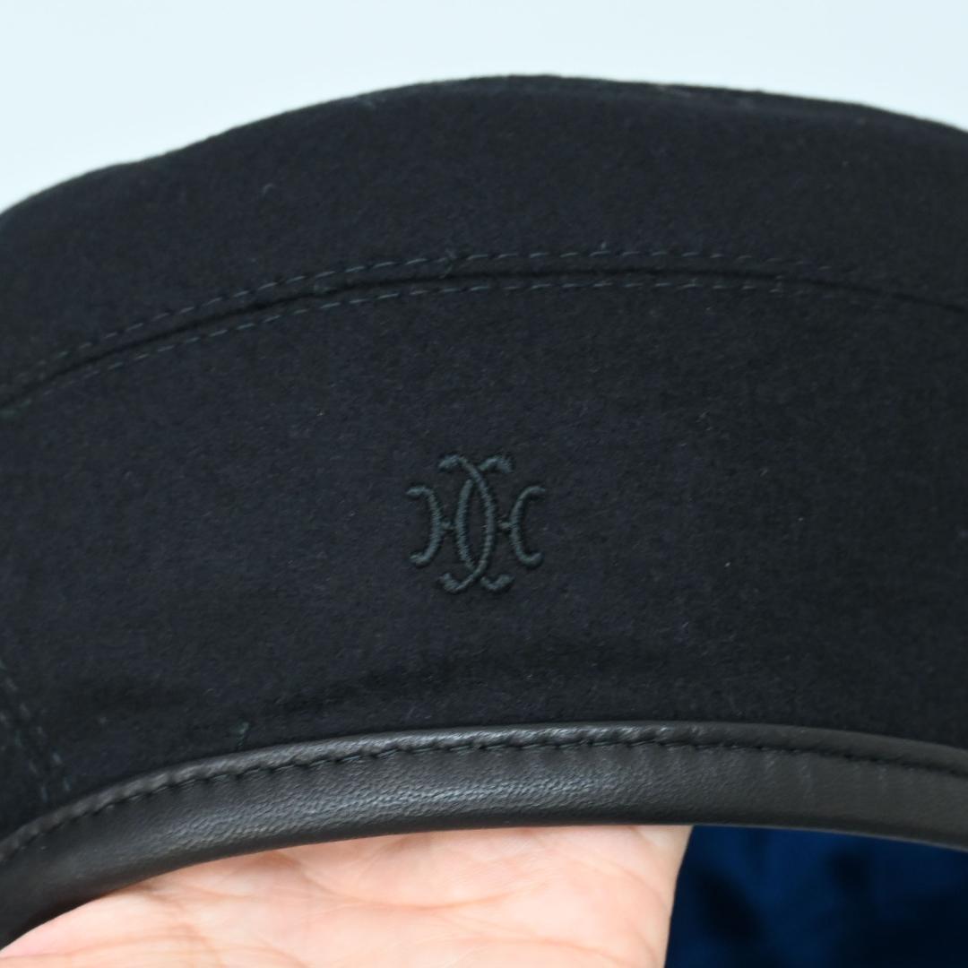 ■ □ 47150★年 HERMES エルメス ベレー帽 ブラック カシミヤ