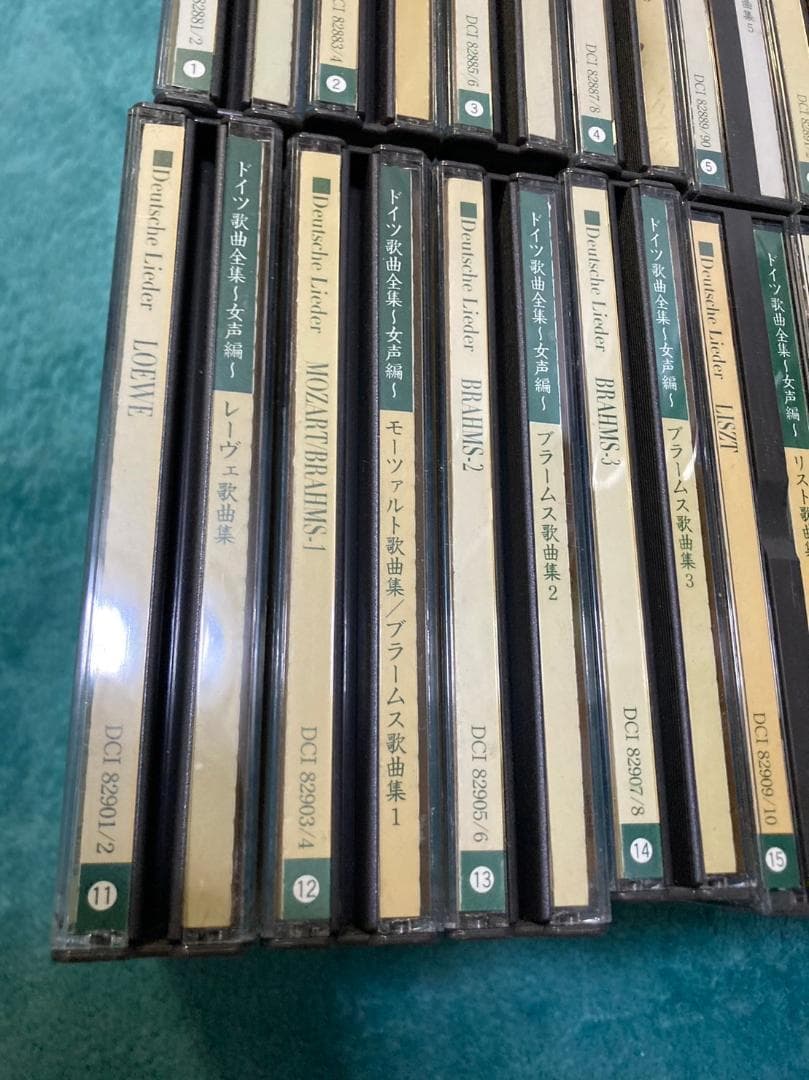 ドイツ歌曲全集 女性編 CD全40枚 シューベルト シューマン モーツァルト 他