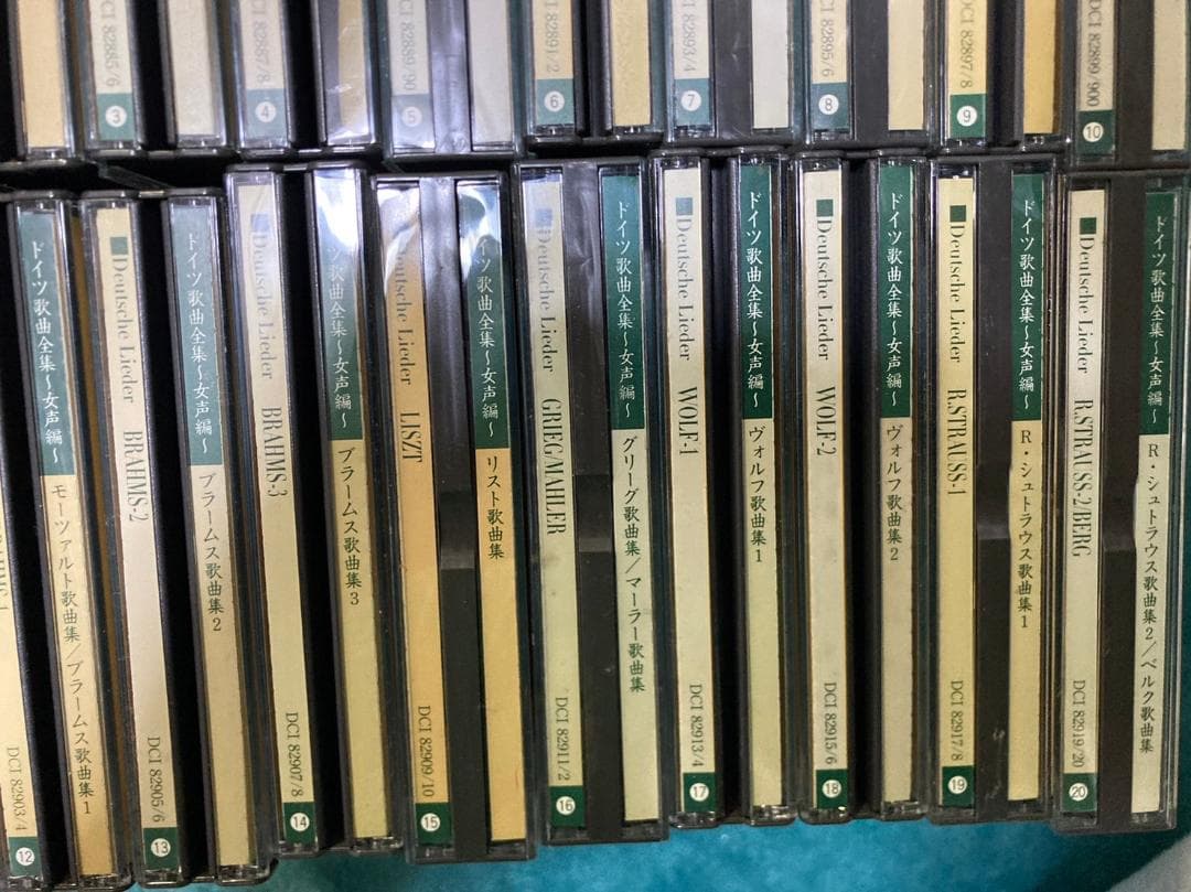 ドイツ歌曲全集 女性編 CD全40枚 シューベルト シューマン モーツァルト 他