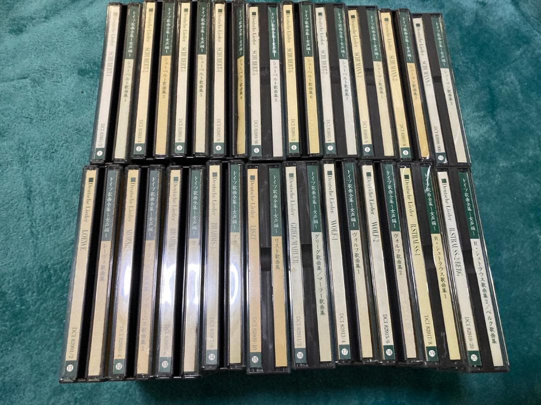 ドイツ歌曲全集 女性編 CD全40枚 シューベルト シューマン モーツァルト 他