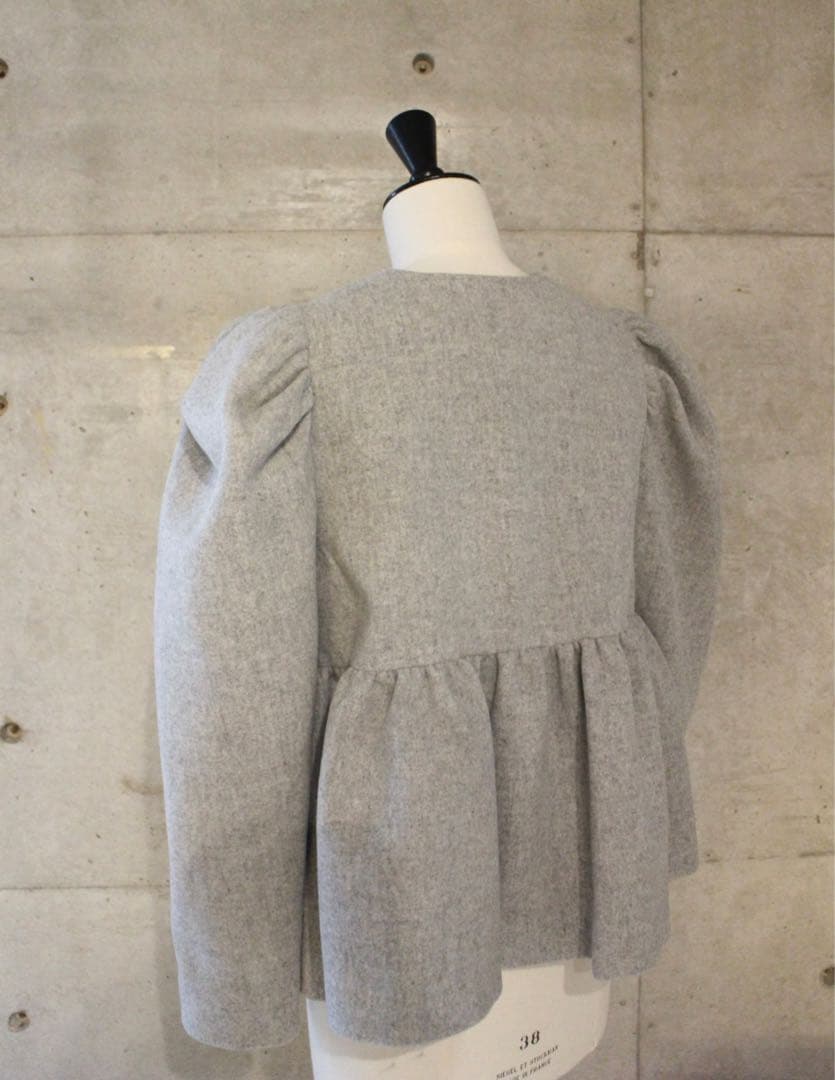 jnhearts ジェイエヌハーツ　リボンコート　グレー