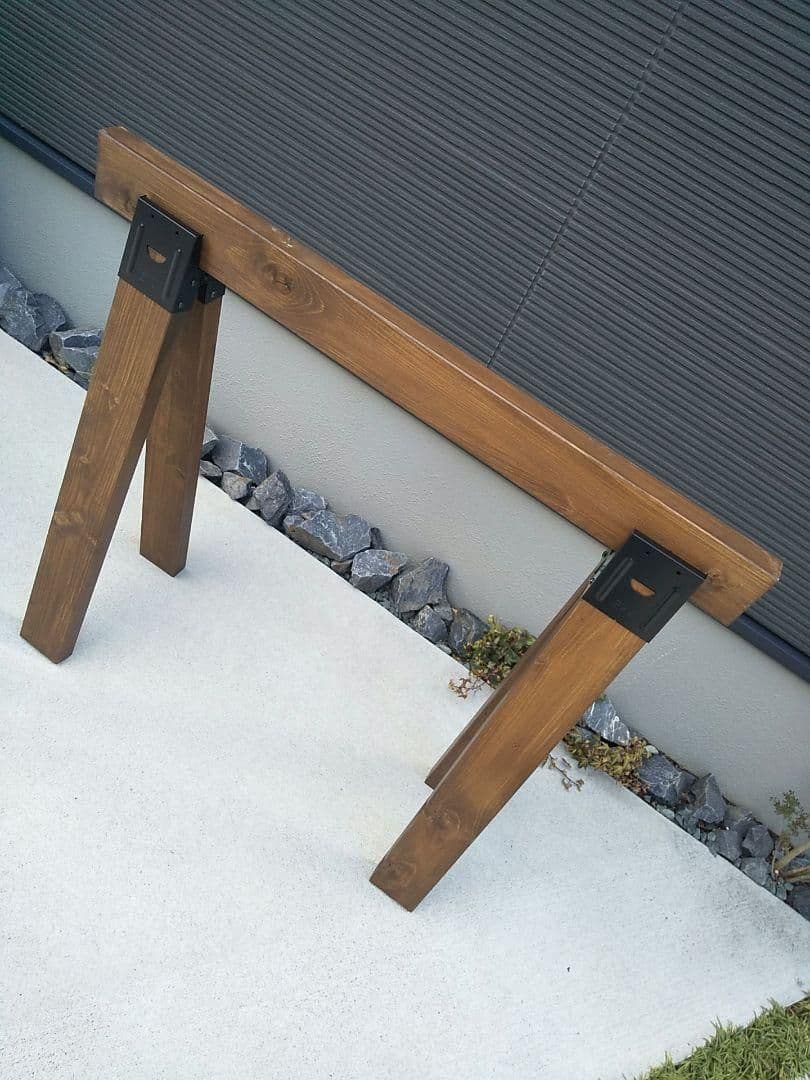 3セット 新品 ソーホースブラケット バリケード アウトドア DIY お庭 駐車