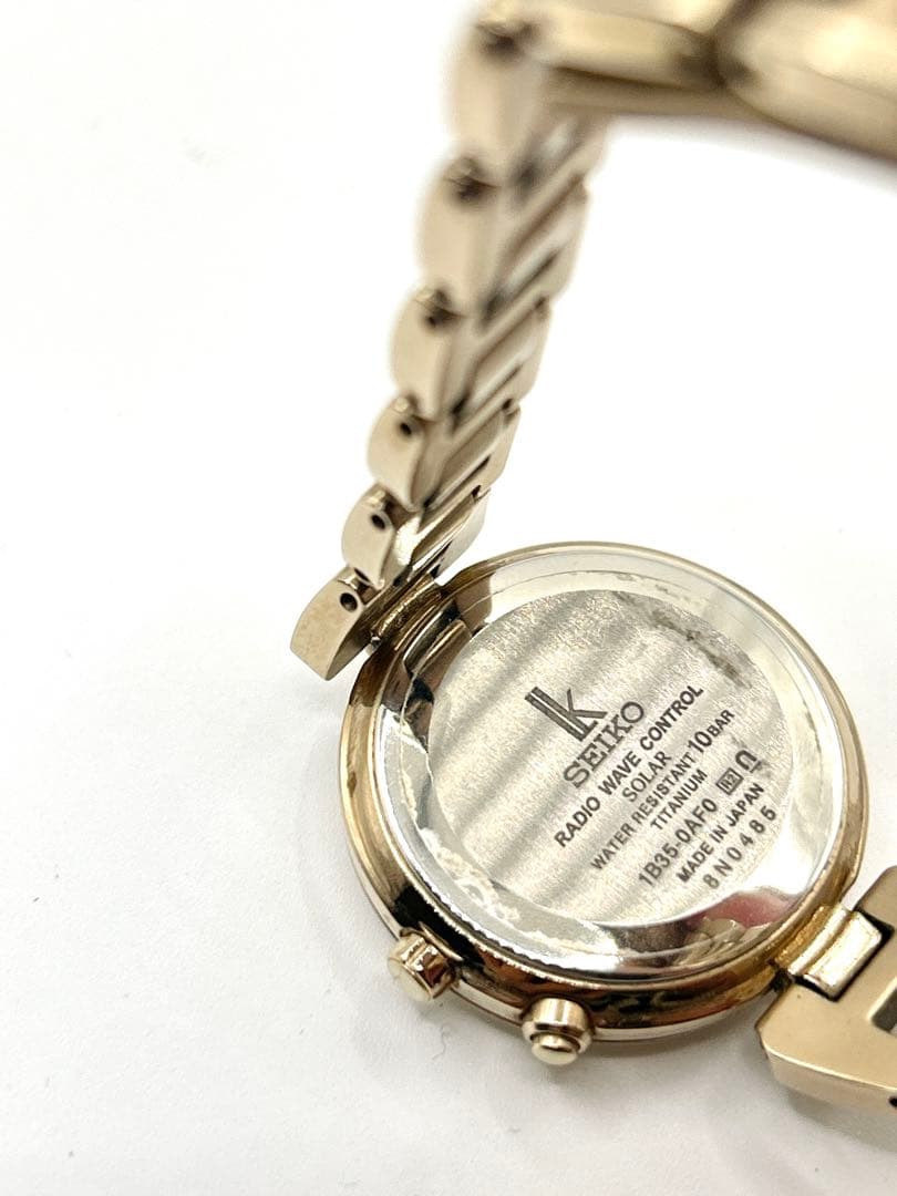 SEIKO LUKIA レディース時計1B35-0AF0 ソーラー　watch