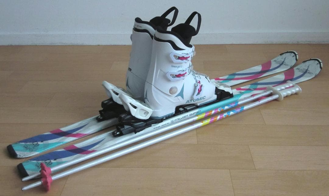 ■■送料無料■ブリザード■子供用スキーセット■120/22-22.5■WAX済■