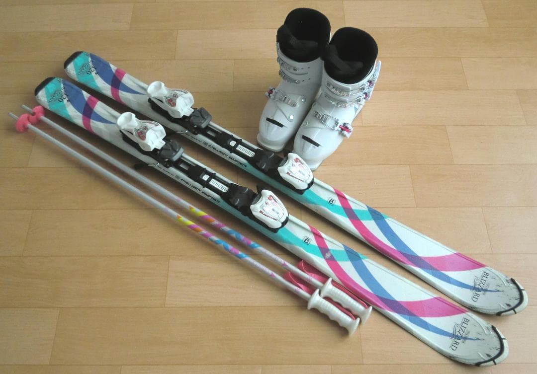 ■■送料無料■ブリザード■子供用スキーセット■120/22-22.5■WAX済■