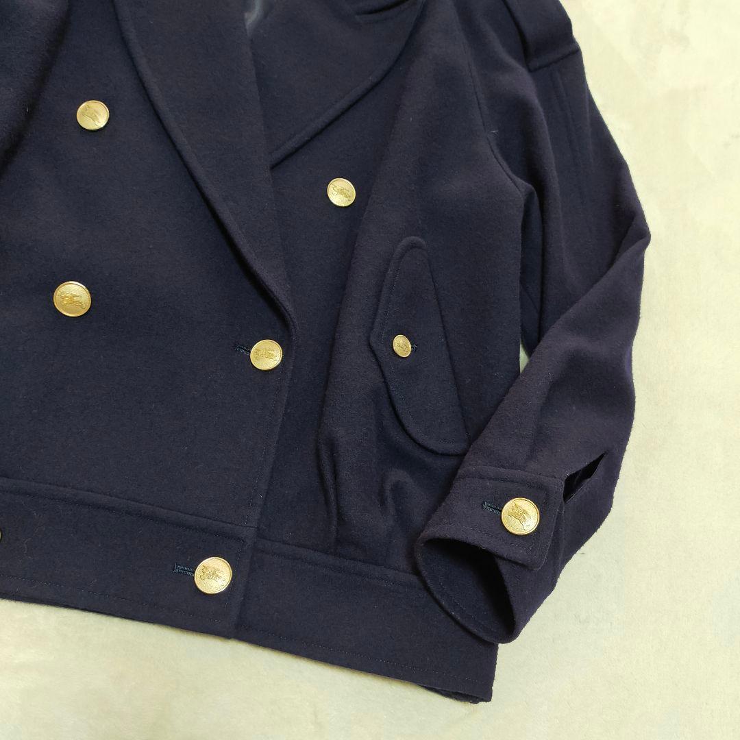 BURBERRYS　ダブル　ショート丈　ウールジャケット　金ボタン