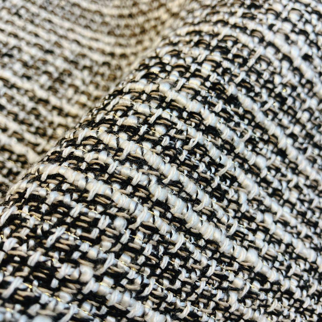 ships スラブ ツイード ジレ25SS パールボタン ベストサイズF