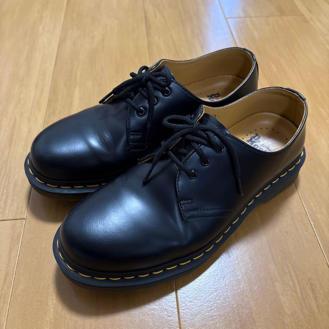 美品　Dr. Martens ブラック レースアップシューズ