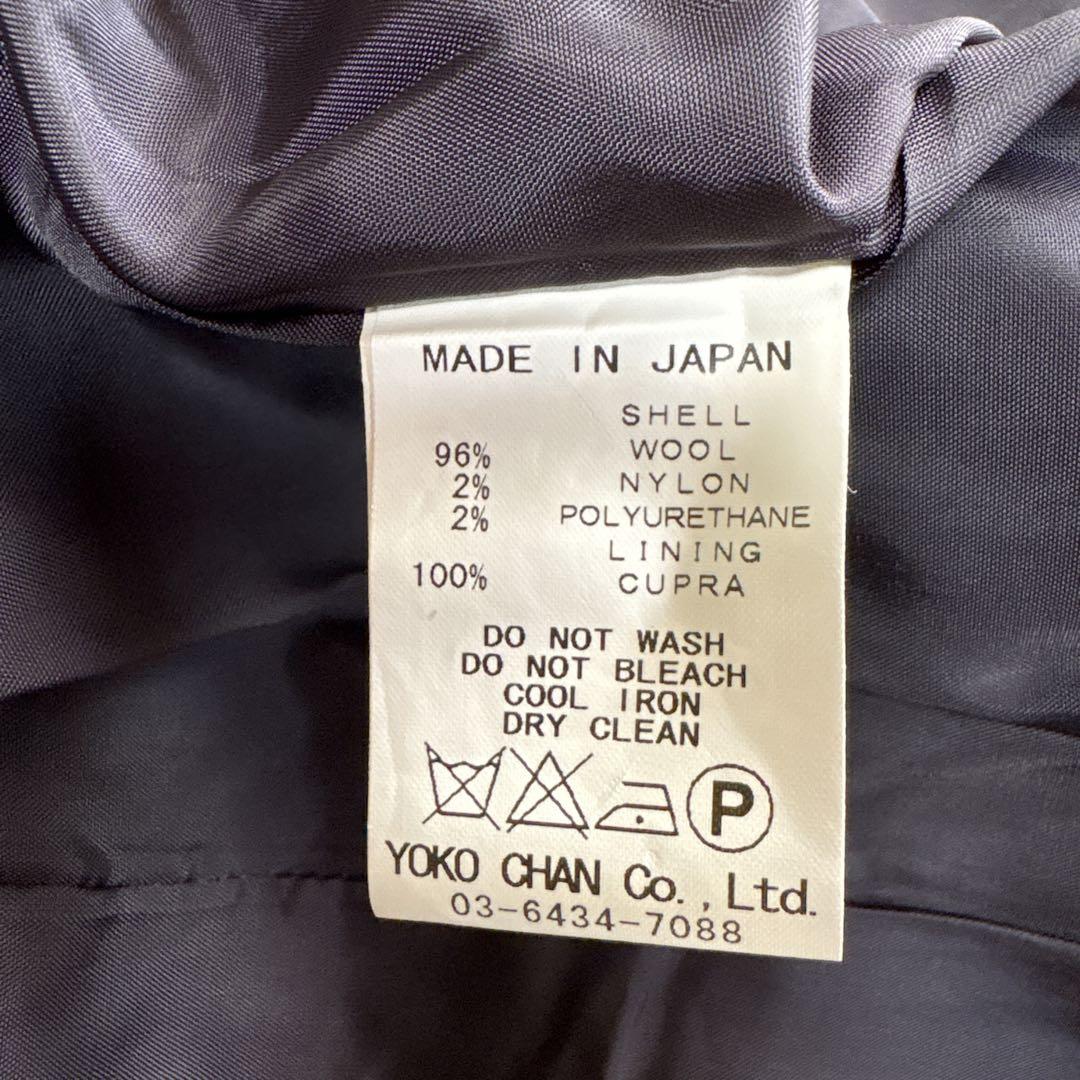 YOKOCHAN ウール　テーラードジャケット　ブラック　ヨーコチャン　38