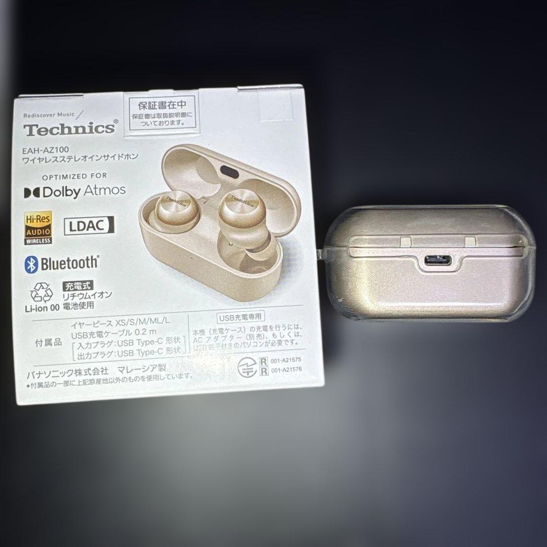 【美品】 Technics EAH-AZ100 ワイヤレスイヤホン