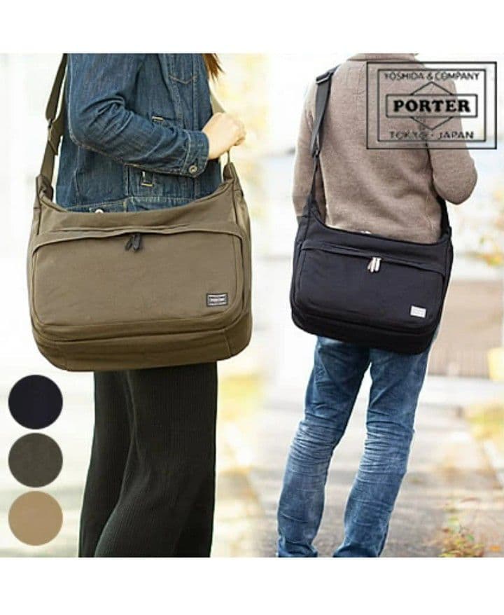 PORTER★BEAT★グリーン☓ブラック★美品良品★クリーニング済み即使用OK