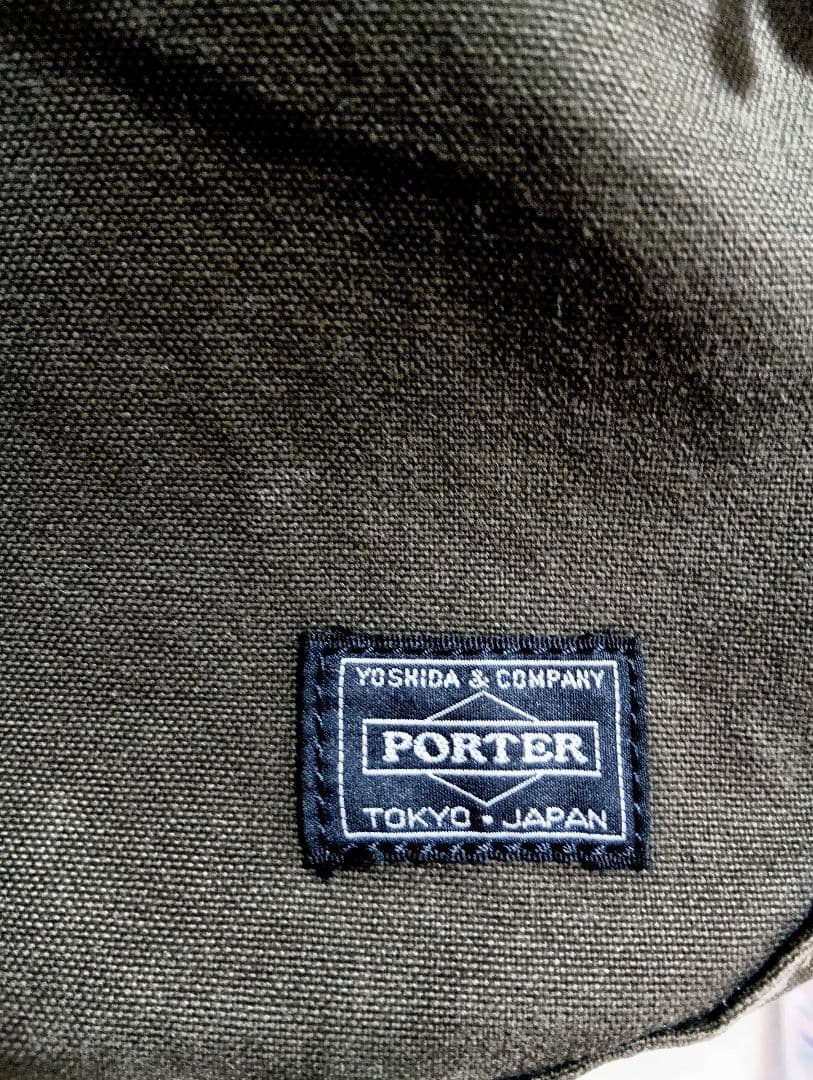 PORTER★BEAT★グリーン☓ブラック★美品良品★クリーニング済み即使用OK