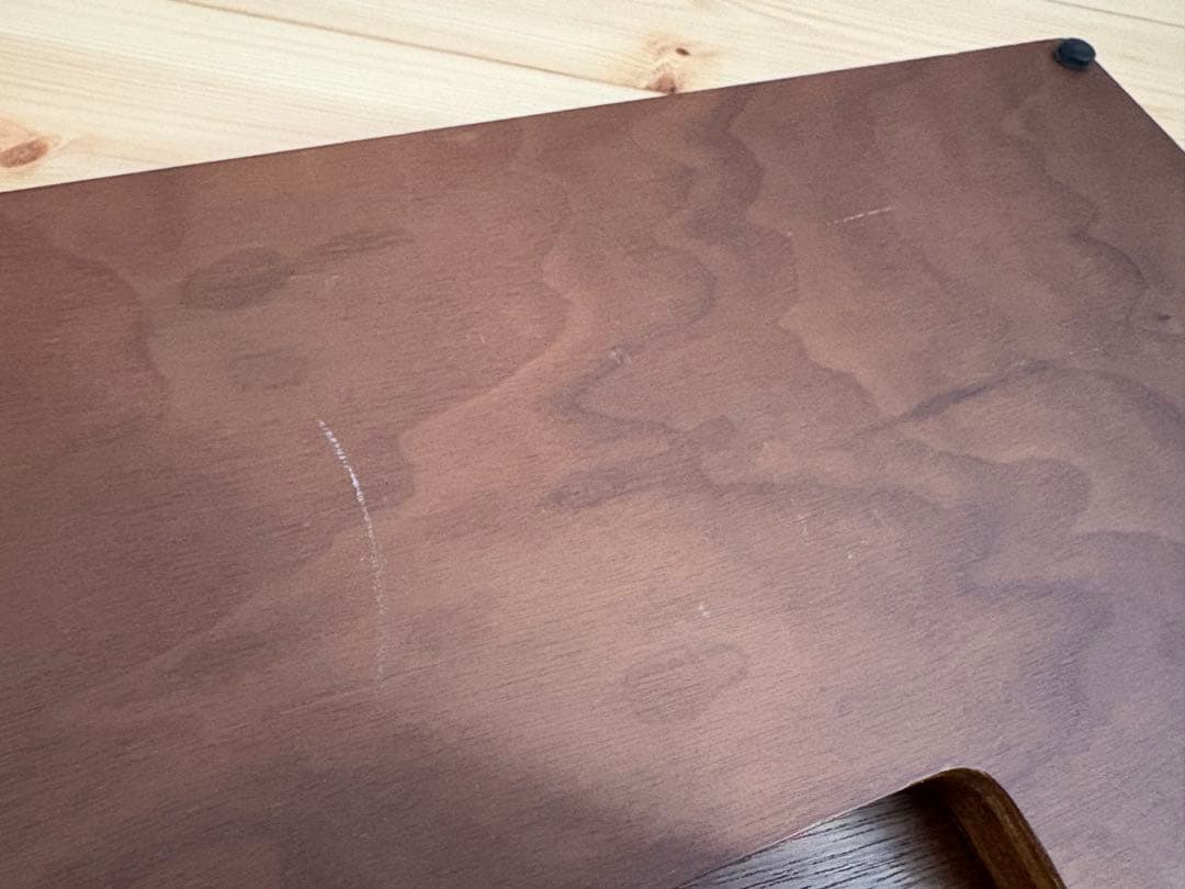 ピアノ足台(ウォルナット)アシストスツール & イージーペダル(箱、説明書)つき