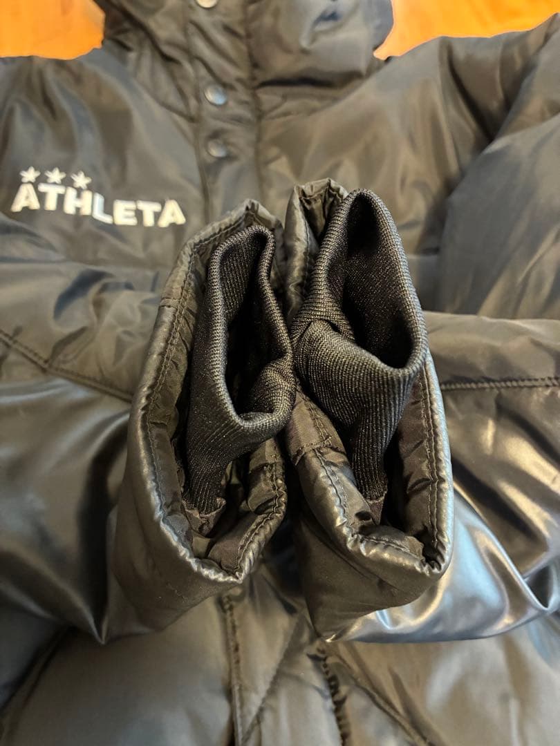 定価15,000円 アスレタ ベンチコート 140 ベンチダウン ダウンコート