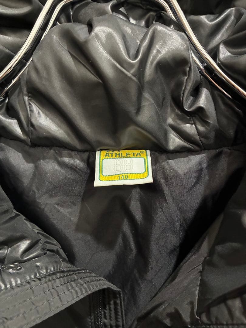 定価15,000円 アスレタ ベンチコート 140 ベンチダウン ダウンコート