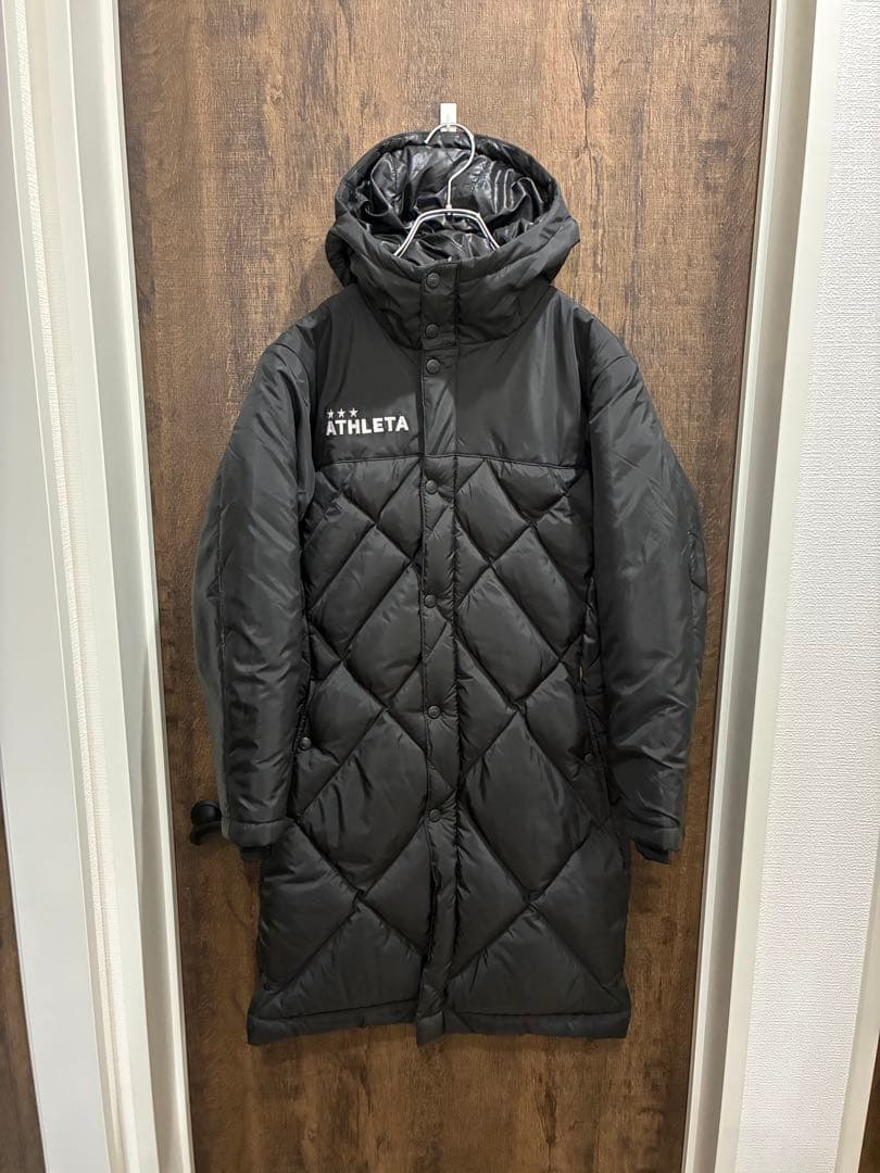 定価15,000円 アスレタ ベンチコート 140 ベンチダウン ダウンコート