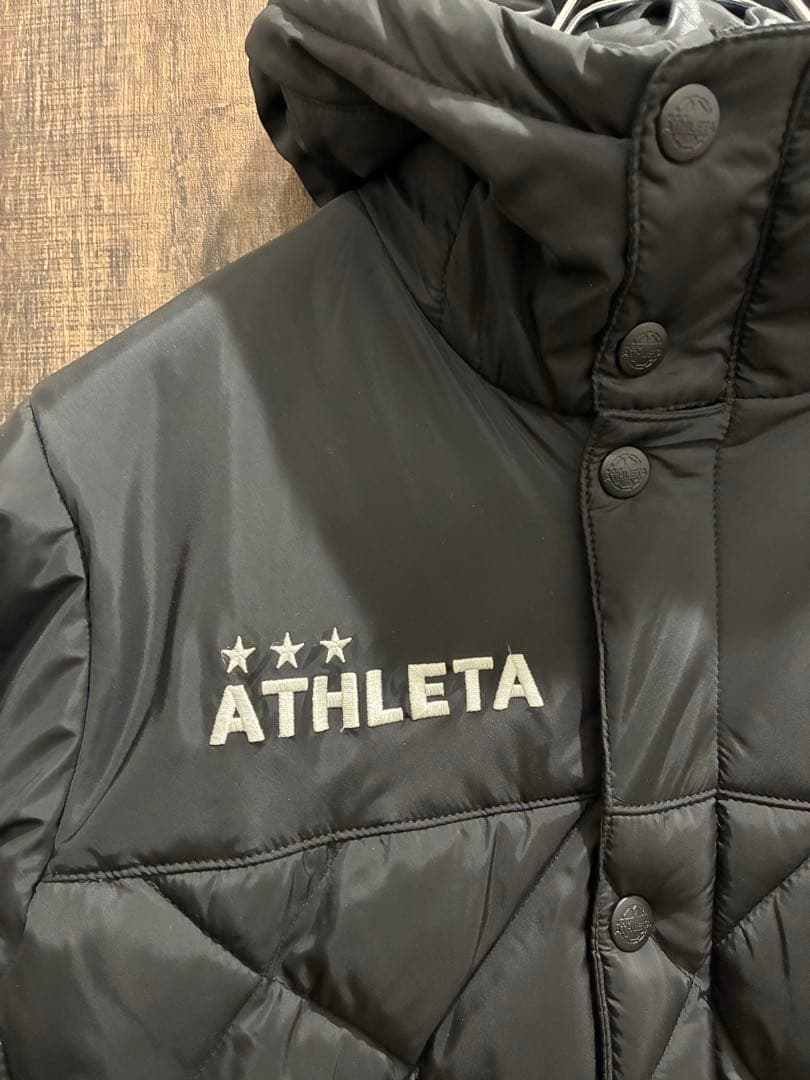 定価15,000円 アスレタ ベンチコート 140 ベンチダウン ダウンコート