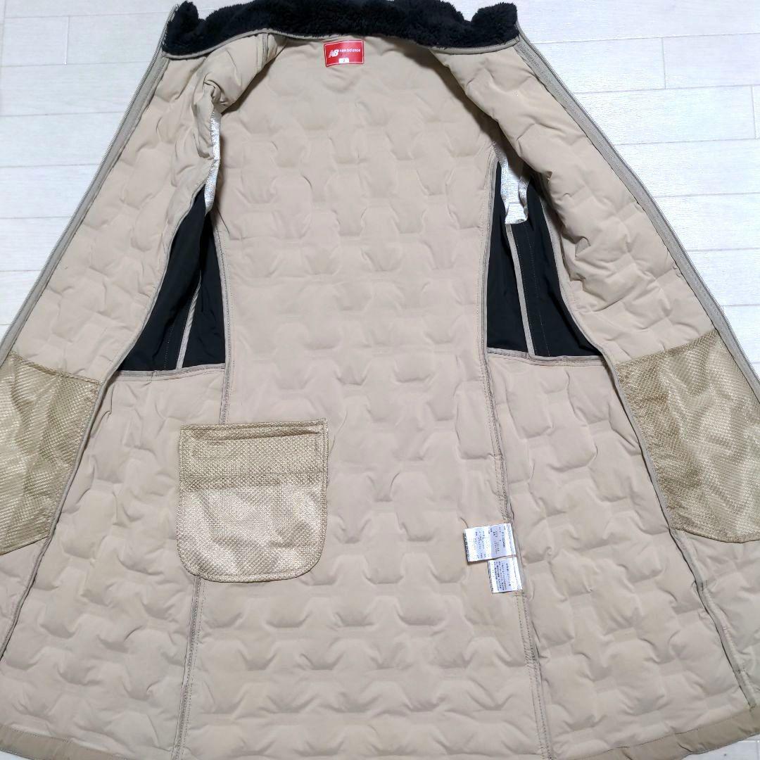 コヤギ　美品　ニューバランスゴルフ　ダウンワンピース2 ベージュ　中綿