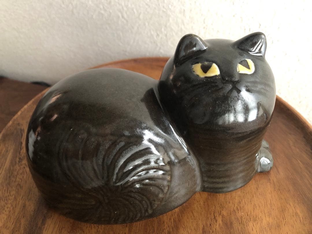 ★入手困難！！★リサラーソンのマイ★ブラック艶ありの可愛い子です！！★