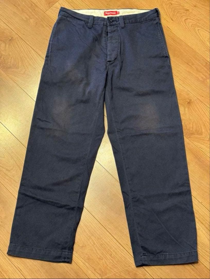 パンツ supreme pin up chino pants