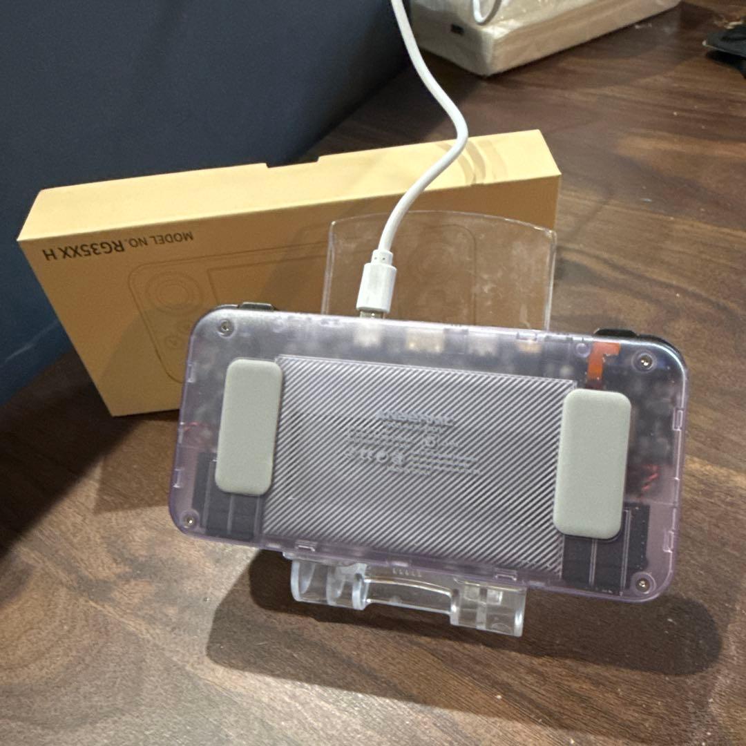 RG35XX H クリアパープル