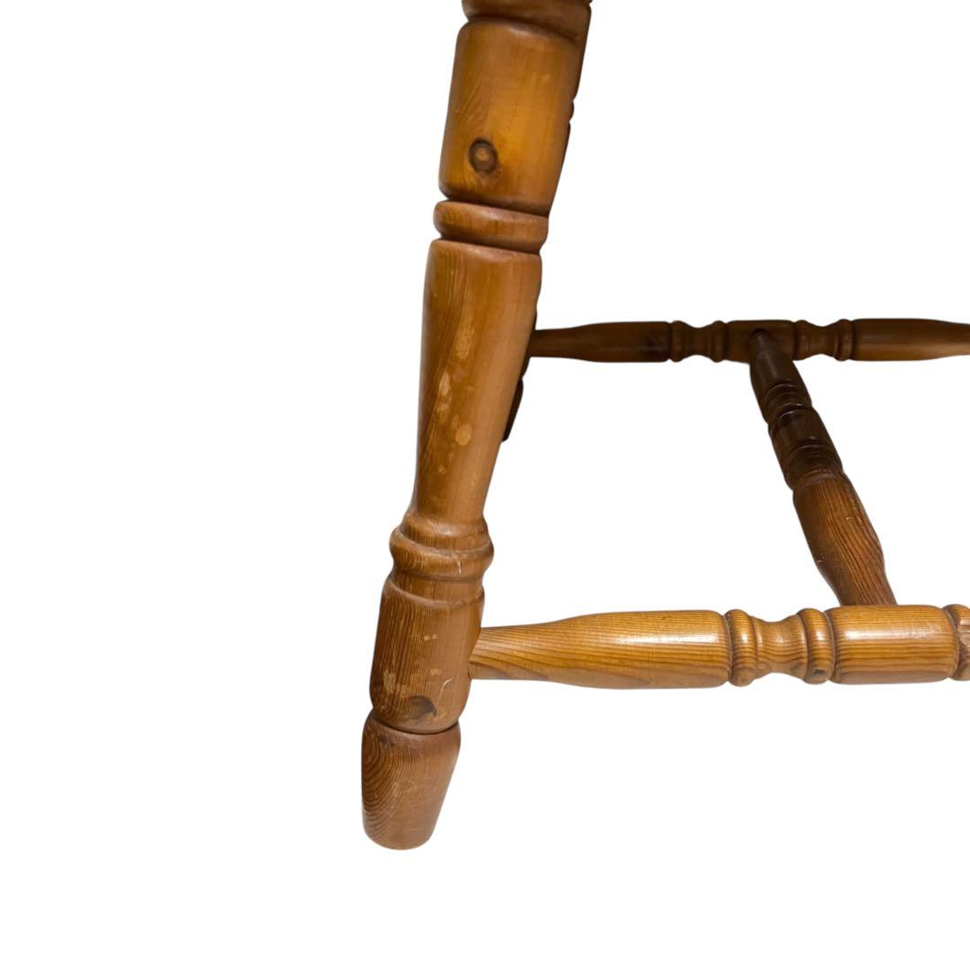 ウィンザーチェア　ダイニングチェア カントリー調　パイン材 2脚　セット