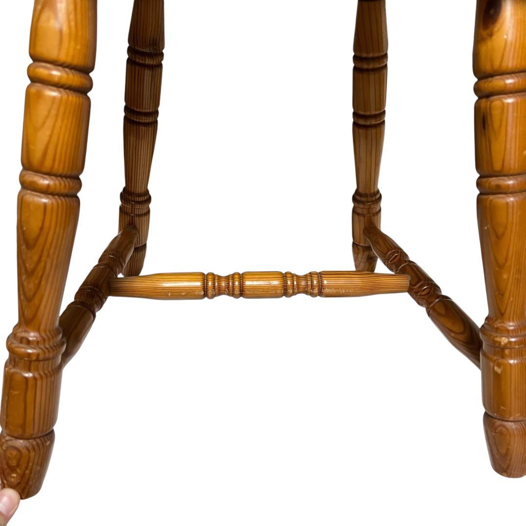 ウィンザーチェア　ダイニングチェア カントリー調　パイン材 2脚　セット