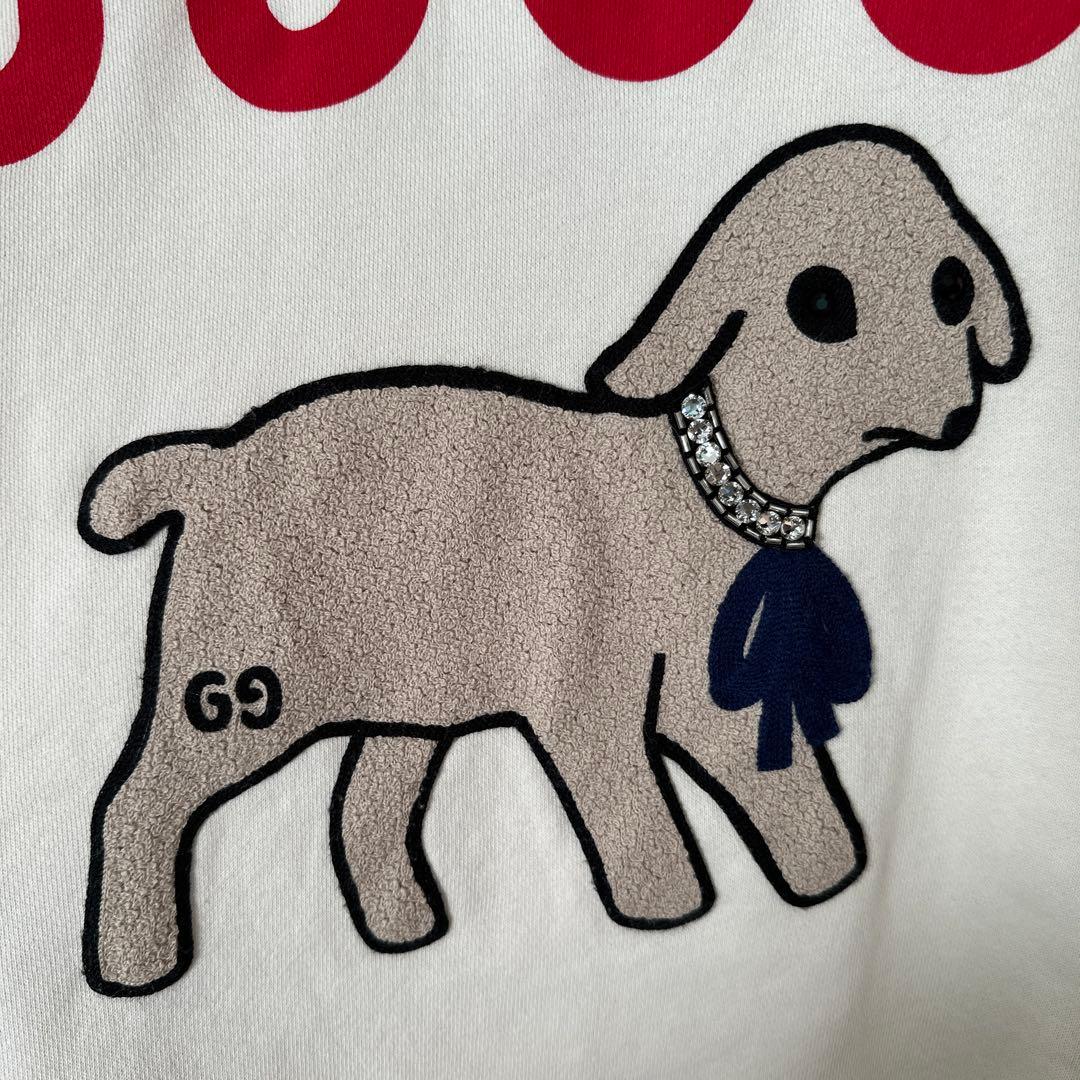 美品⭐︎GUCCI スウェット　トレーナー　ホワイト　S レディース　パーカー