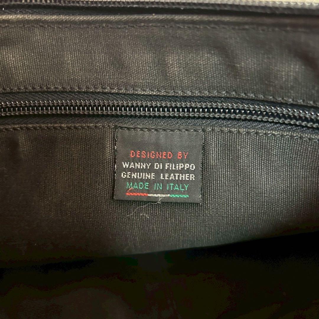 イルビゾンテ ショルダーバッグ ハーフムーン 三日月 レザー ブラック