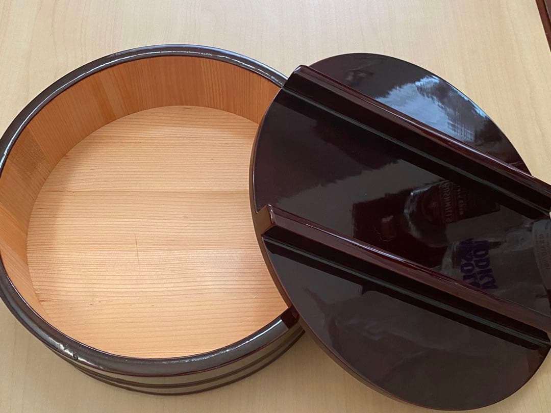 年末年始SALE！お正月やお盆やお祭りに大活躍　木曽サワラ飯切り蓋付き30cm