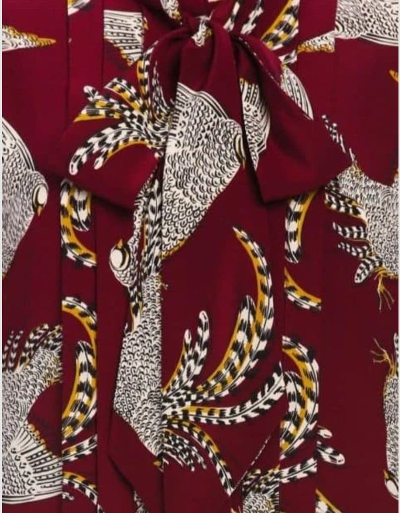 【タグ付き】マックスマーラWEEKEND　ロングシャツワンピース　シルク